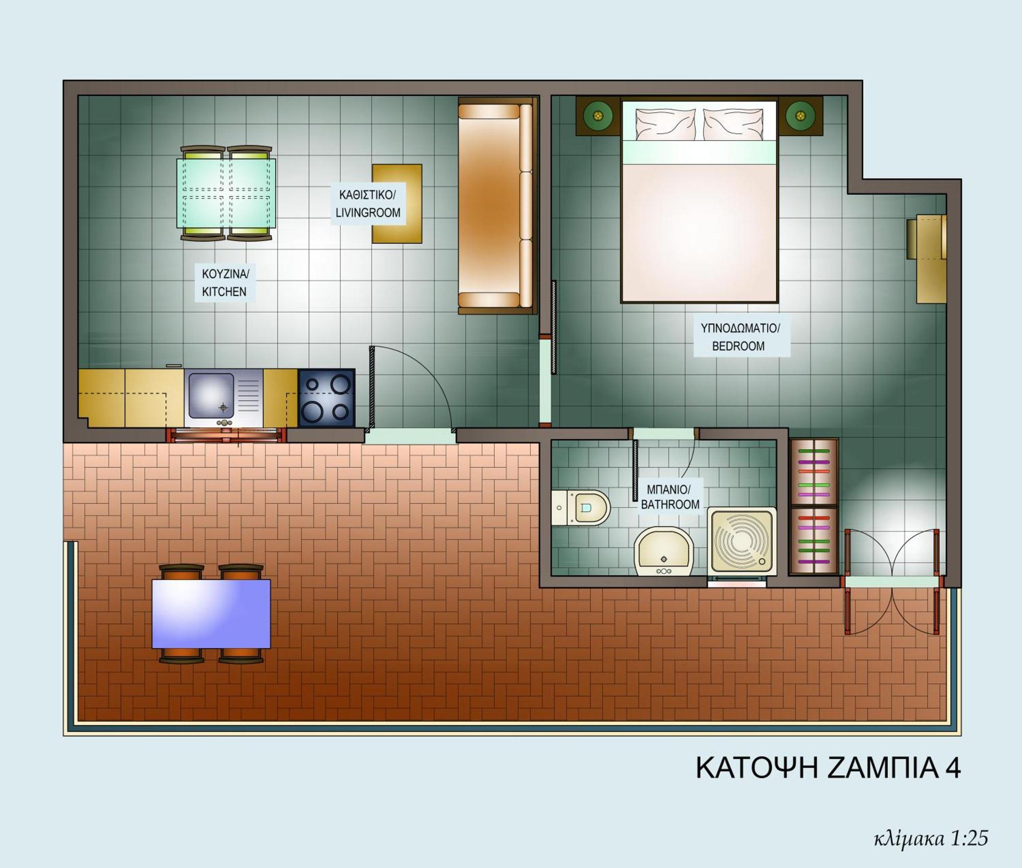 Zambia Apartments Plakias Ngoại thất bức ảnh